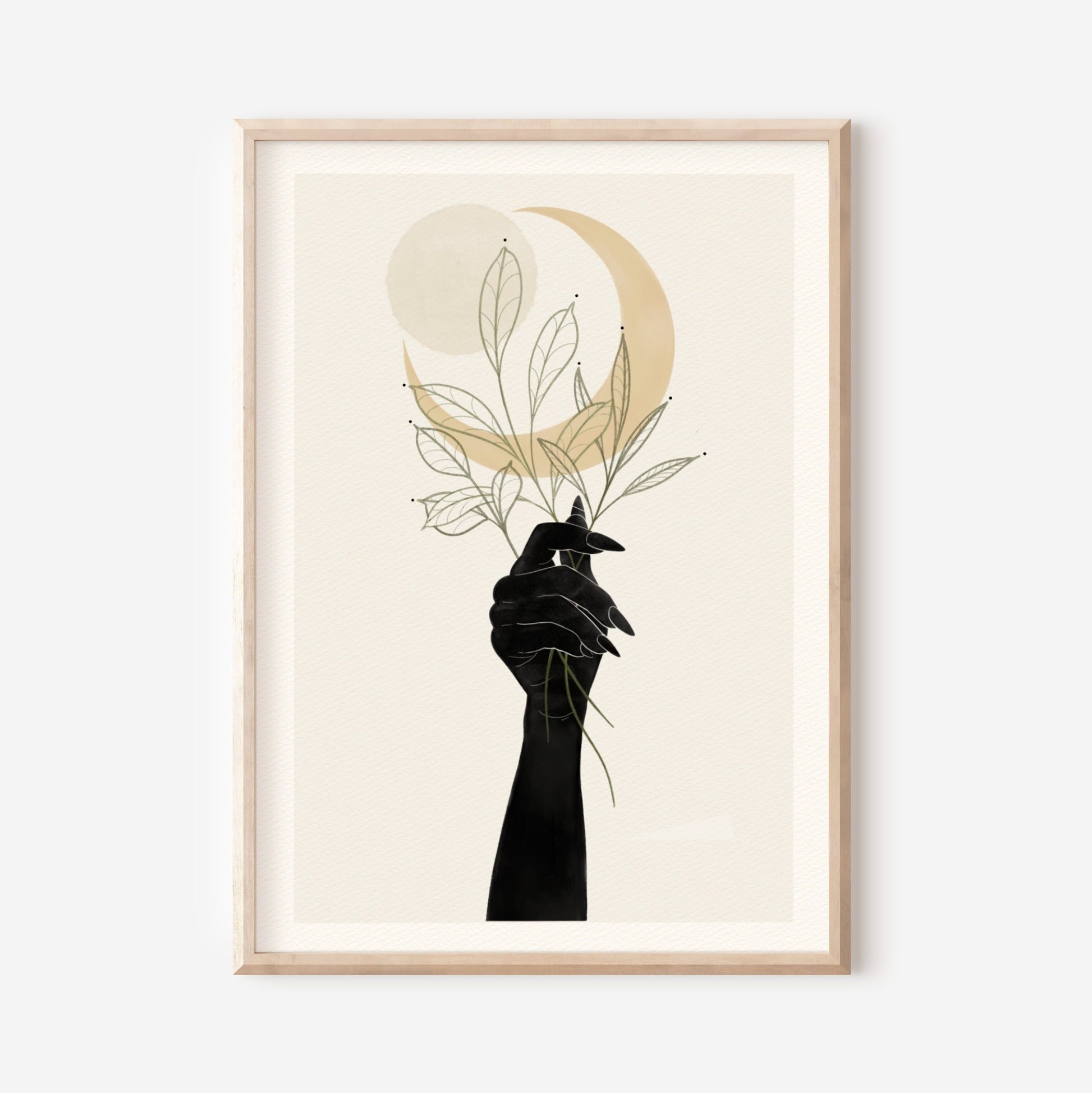 6 / Growing moon, A4 Print