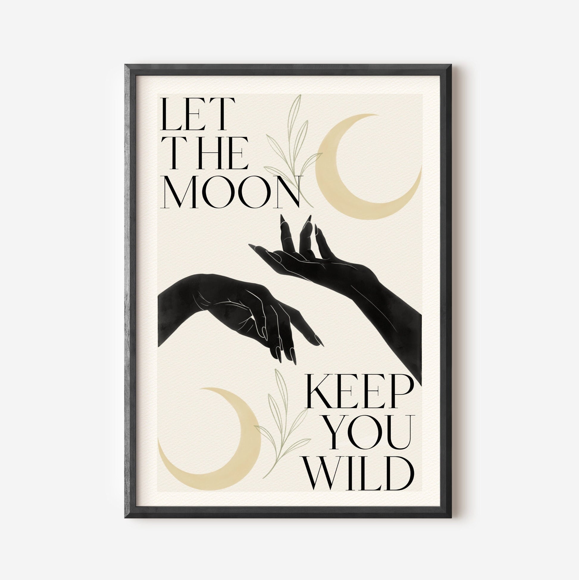 5 / She the moon keeps you wild, A4 print