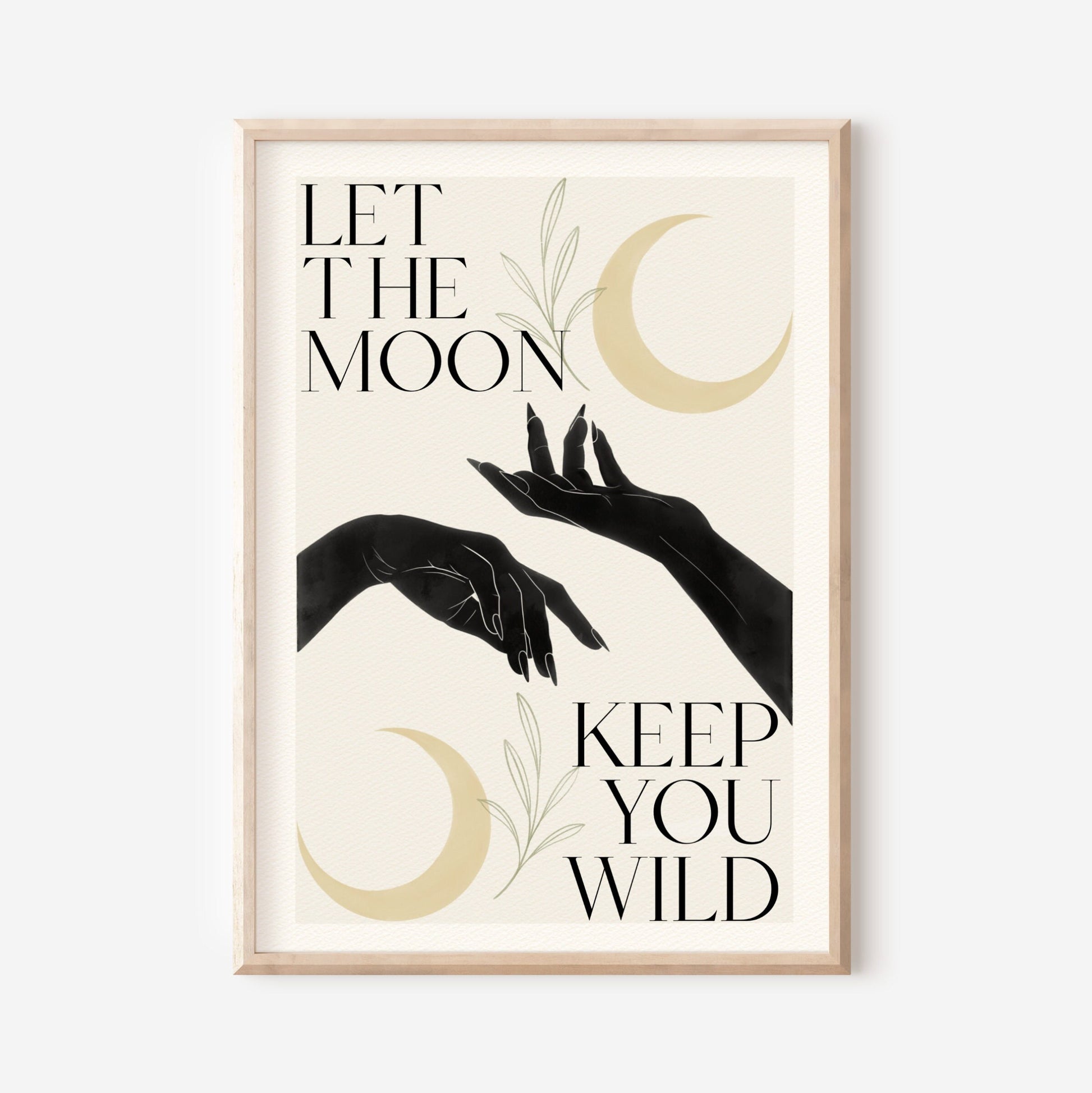 5 / She the moon keeps you wild, A4 print