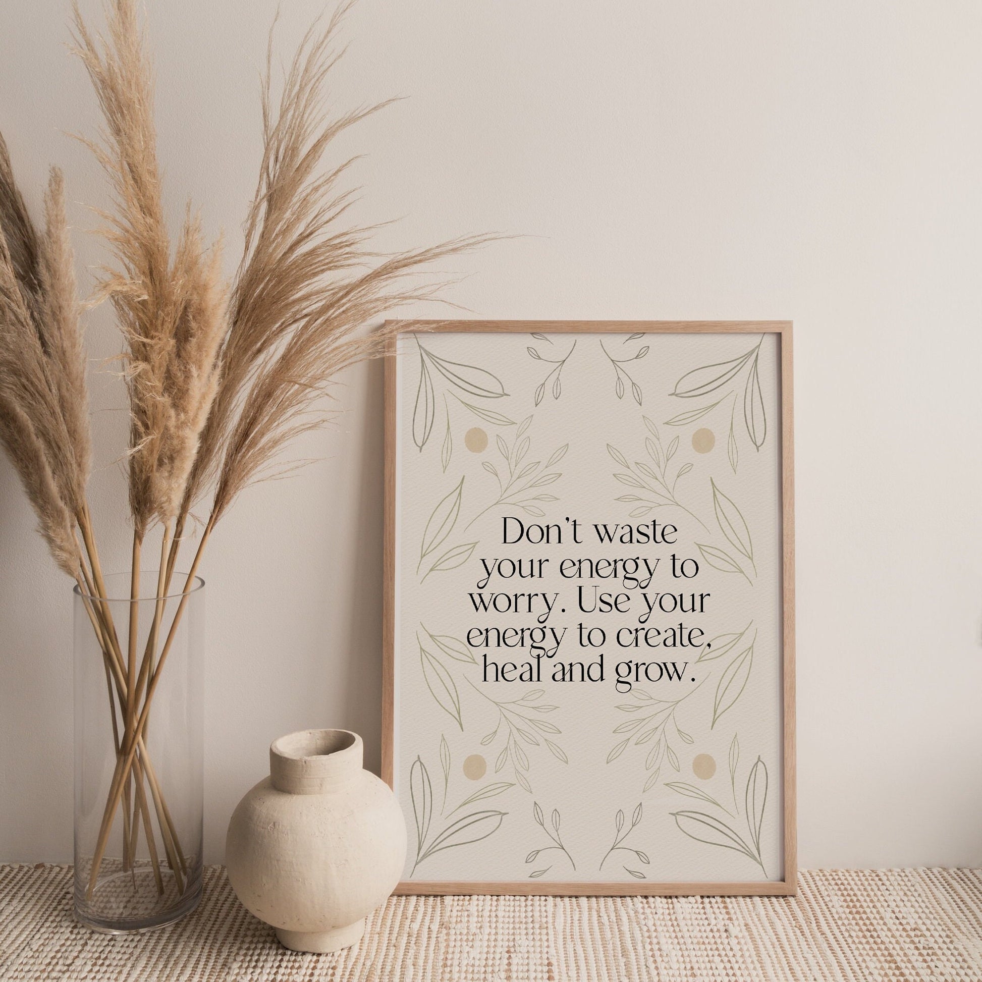 12 / Don't waste your energy, A4 print