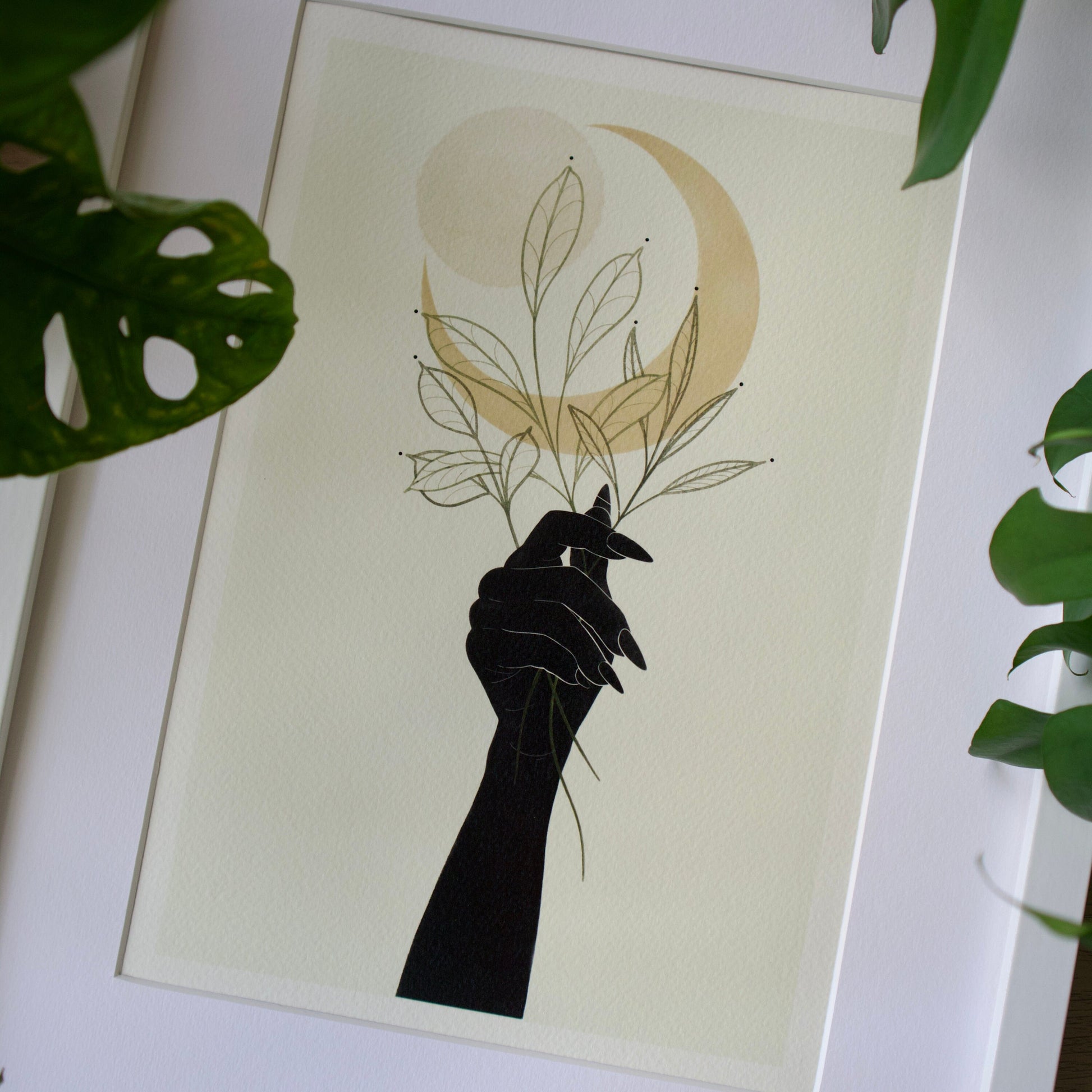 6 / Growing moon, A4 Print