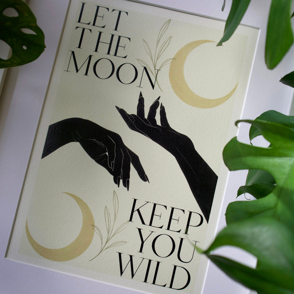 5 / Let the moon keep you wild, Stampa A4